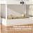 Pet Cage with Openable Top & Lock, Hut,  Accessories,  White