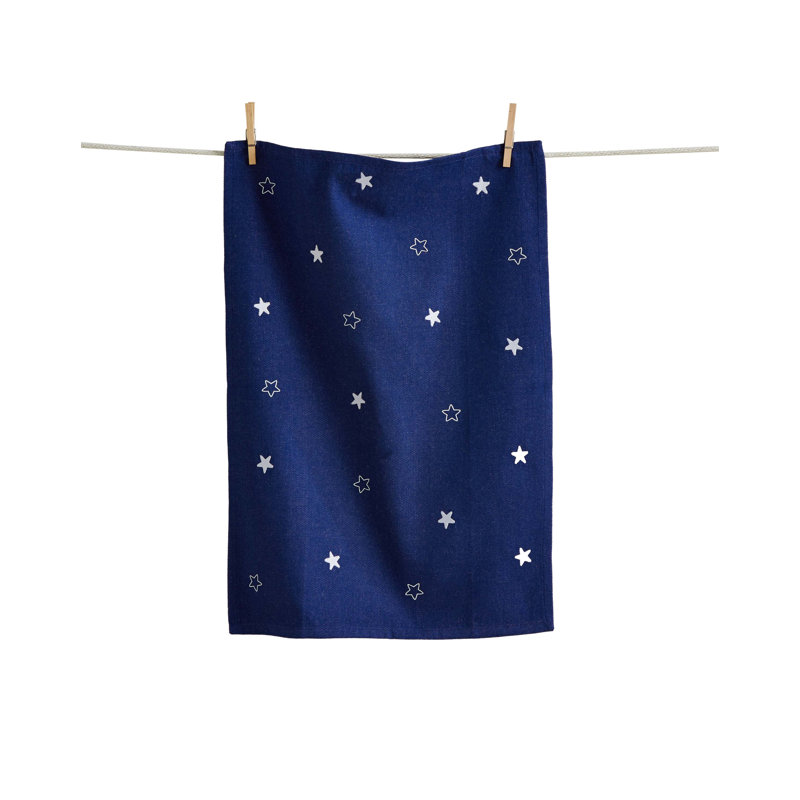 Star Dishtowel  Everyday Kitchen Textiles, Blue Kitchen Towels, Machine Washable