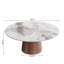  Table basse ronde en pierre 39 po Table basse en bois-17345367-17345366