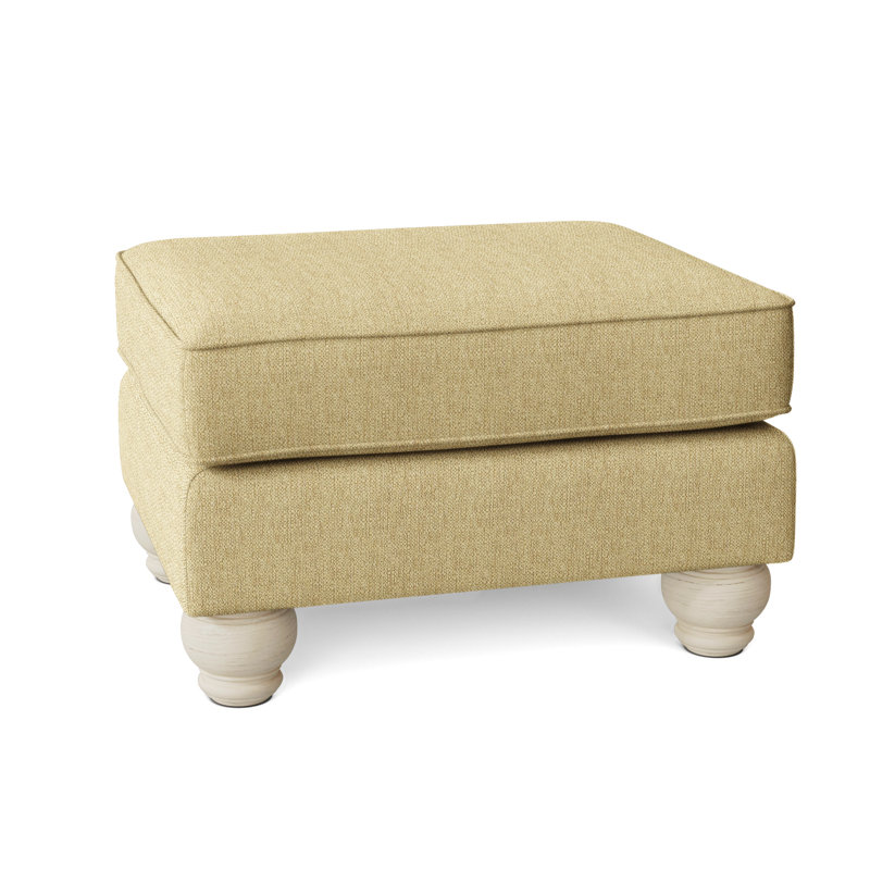 Artisan Landing Upholstered Ottoman, Hatteras, Pearl Stripe, 0206-85
