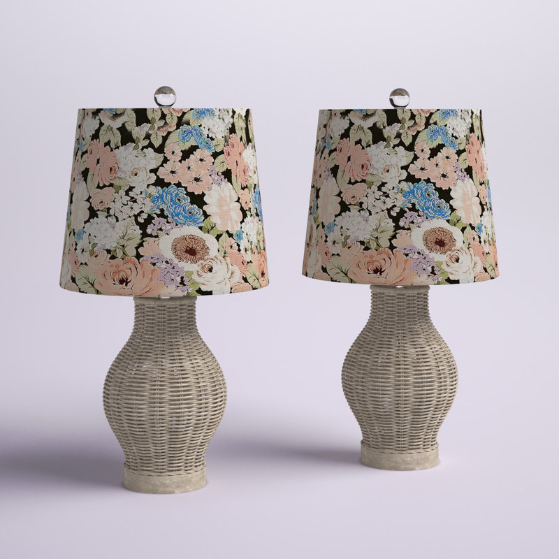 Lampe de table en rotin Arcola