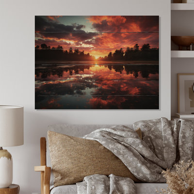 Senon " Sunset Lake Reflections "