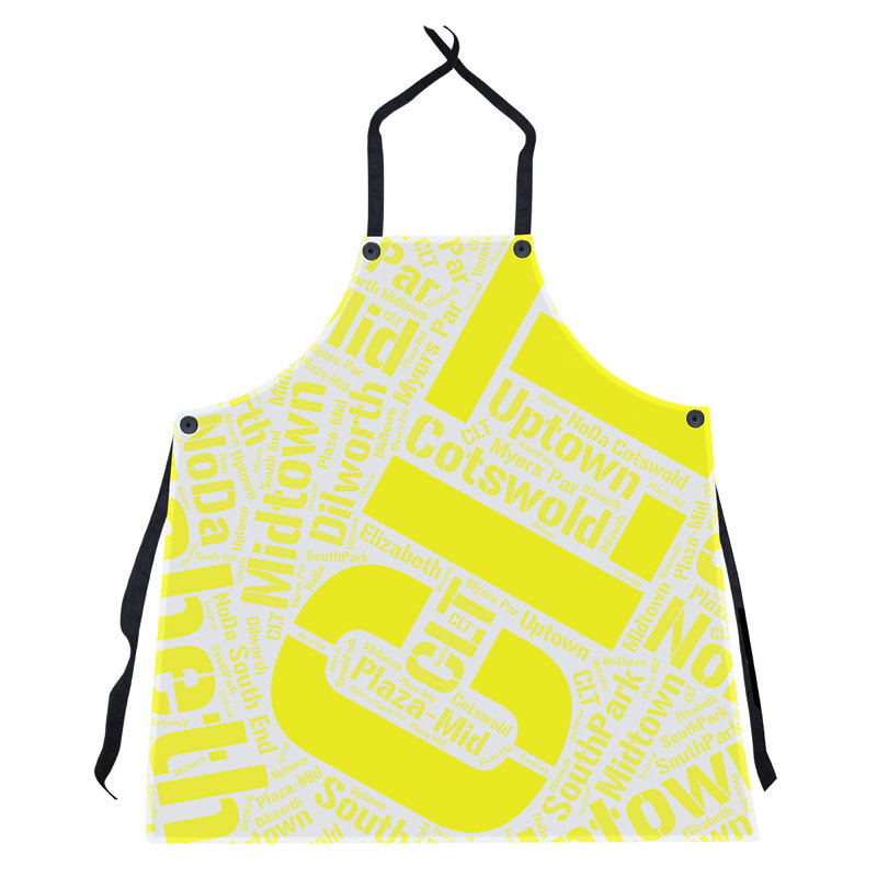 Tablier de district de Barhood, San Diego, Jaune