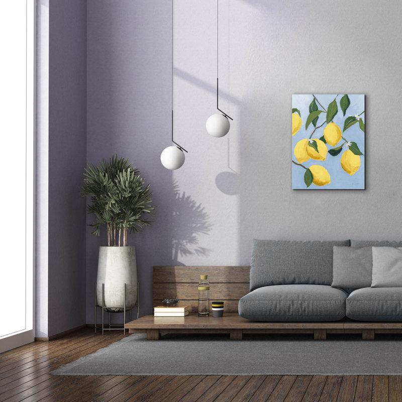 Toile épique «Lemon Tree Light» par Pamela Munger, H 34 po x l 26 po x P 1,5 po