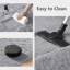 Rugs Living Room Anti Slip Carpet - Grey Area Rugs for Bedroom