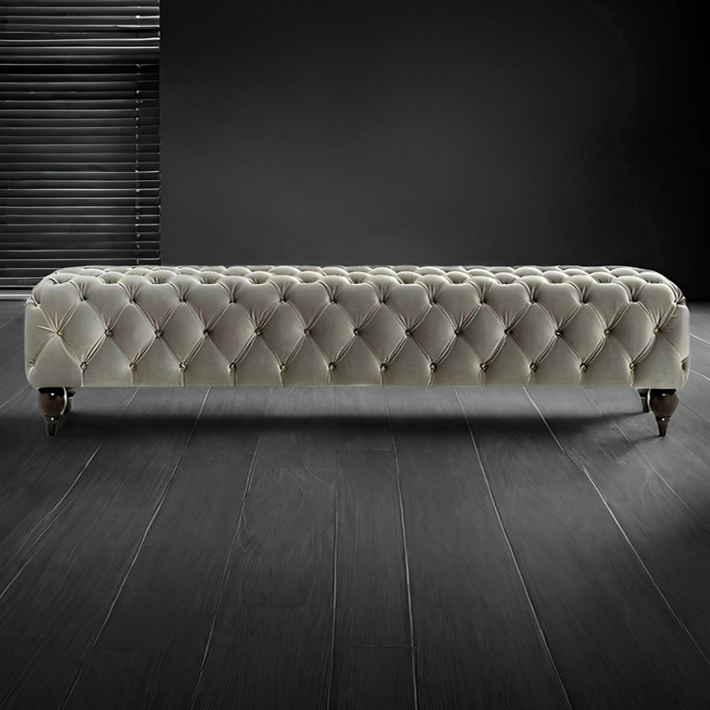 Banc de rangement Lannis, H 17,71 po x l 70,86 po x P 19,68 po