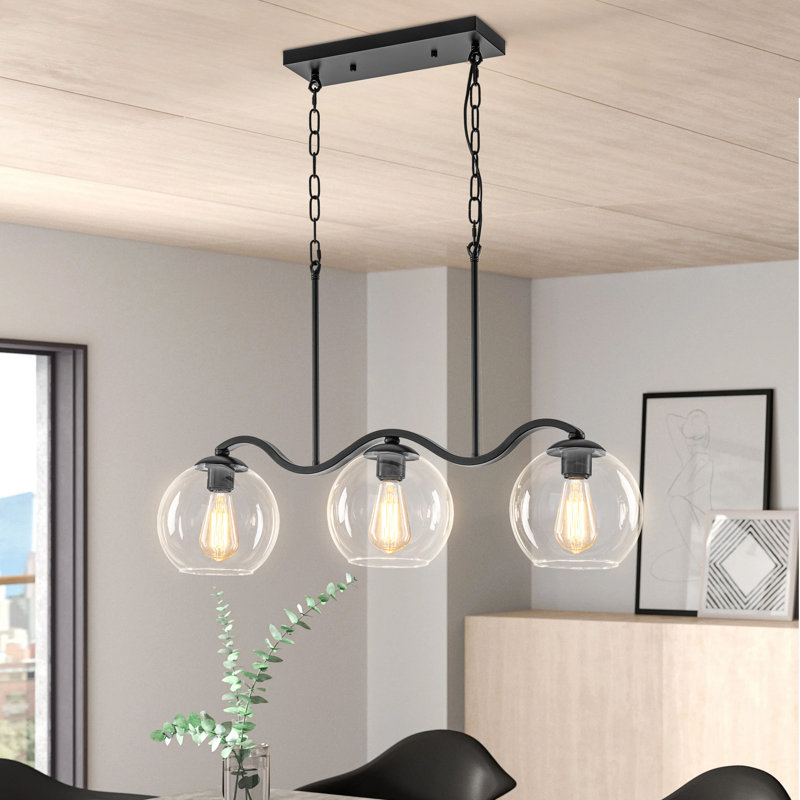 3-light Kitchen Island Pendant 