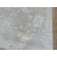 Tapis oriental turc Oushak fin noué à la main gris / bleu / doré-69534693