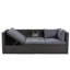Lit de jour rectangulaire d'extérieur avec auvent rétractable U_Style-314387415