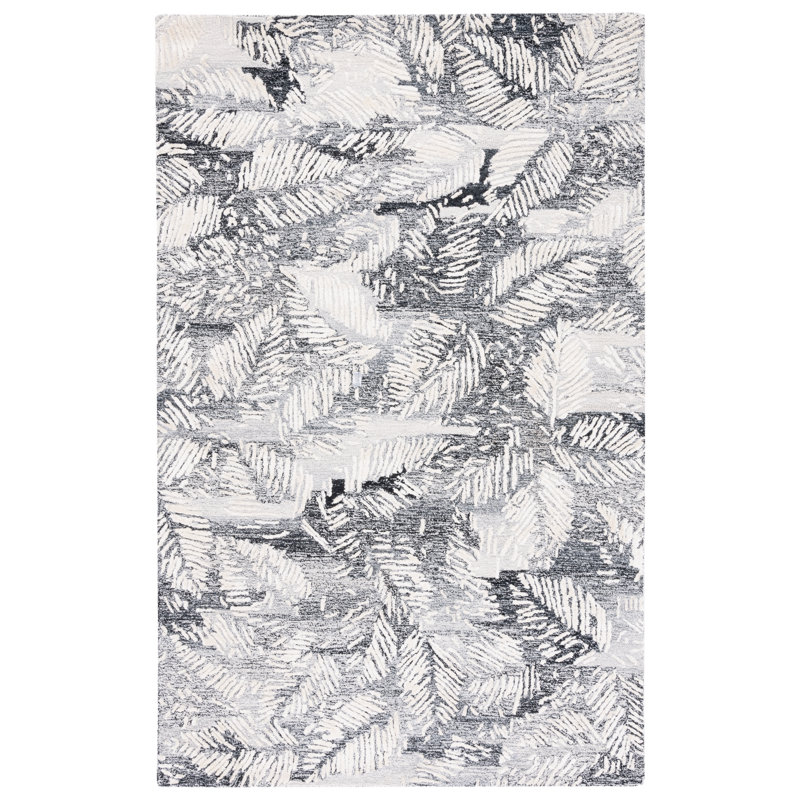 Glamour Hand Tufted Performance Floral Rug, Rectangle 5' x 8'