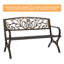 Banc de parc en fer Ethanael