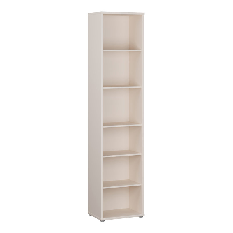 Rydar 214.3cm H x 49.8cm W Standard Bookcase, Beige