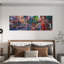 «Vibrant City Street», art mural contemporain abstrait-1165741015