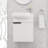 16" Small Bathroom Vanity Set，Single Wall-Mounted Bathroom Vanity Set，Floating Bathroom Vanity with Ceramic Sink Top-97833810