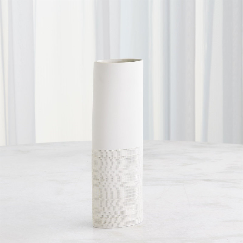 Vase Dash - Gris - Med, H 13 po x l 4,25 po x P 2,5 po