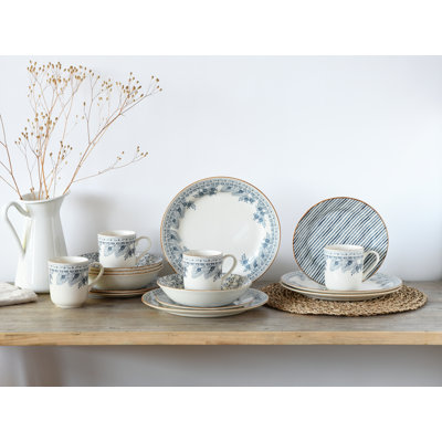 Euböa 16 Piece Dinnerware Set - Service for 4