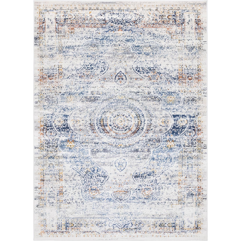 Oriental Indoor Rug, Rectangle 4'1" x 5'11"