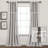 Cotton Blend Semi Sheer Curtain Pair-697276894