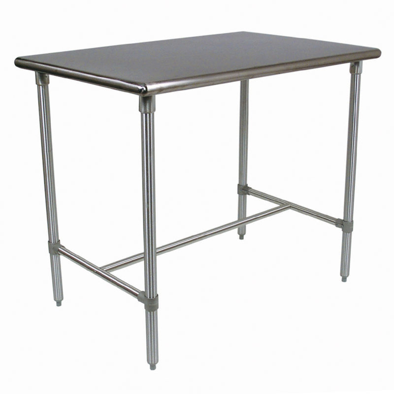 Cucina Classico 48"x30" Adjustable Stainless Steel Prep Table