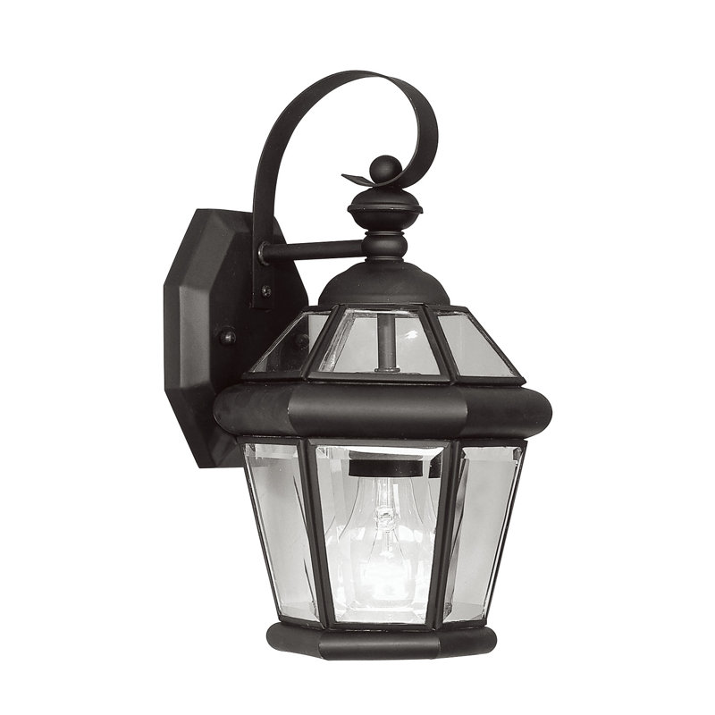 Creason Wall Light, 14" H x 8.5" W x 8" D, Black