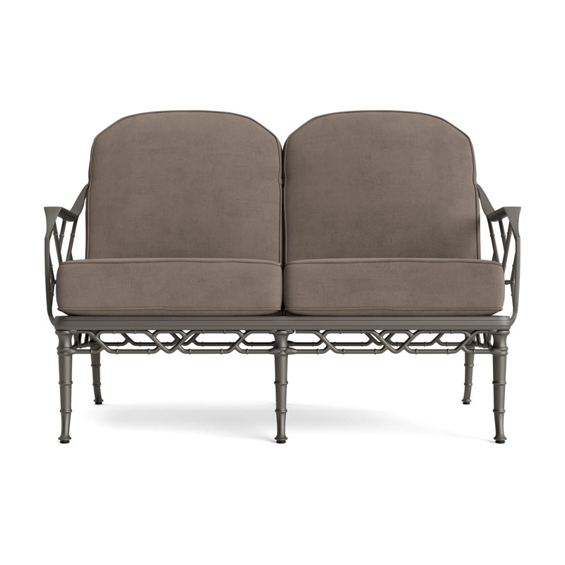 Calcutta Outdoor 2 - Seat Loveseat, Fusion Dove, Mica
