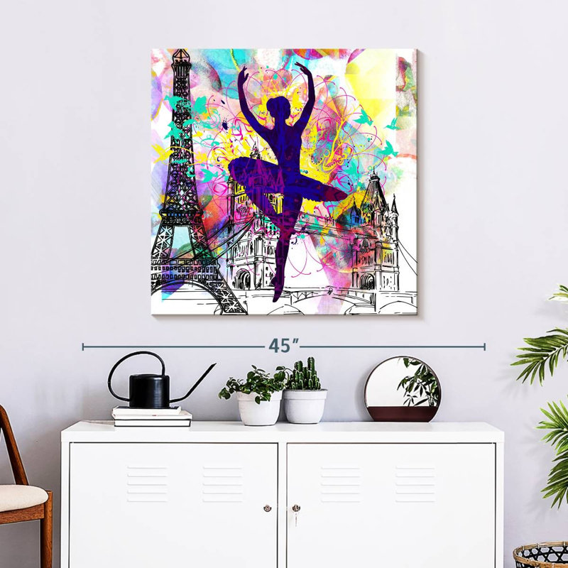 Silhouette de ballerine Enn London, H 30 po x l 30 po