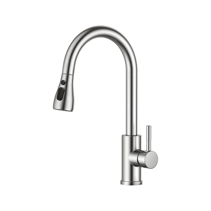 Belfry Kitchen Pull Down Kitchen Faucet, Chrome