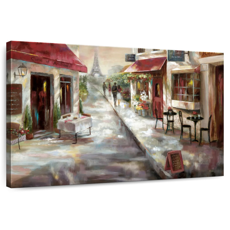 Nicci Parisian Cafe, H 26 po x l 39 po