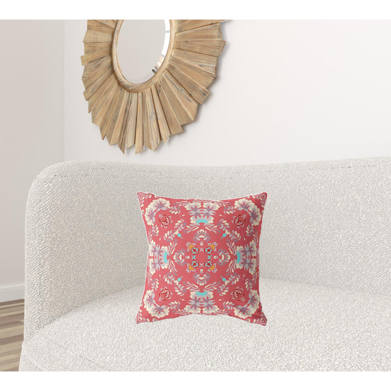 Coussin 18 po x 18 po, Rouge