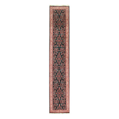 Shelldrake Hand Knotted Wool/Cotton Brown/Pink Rug
