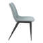 Chaise de salle à manger sans accoudoirs Desi (ensemble de 2) gris azur-125402646
