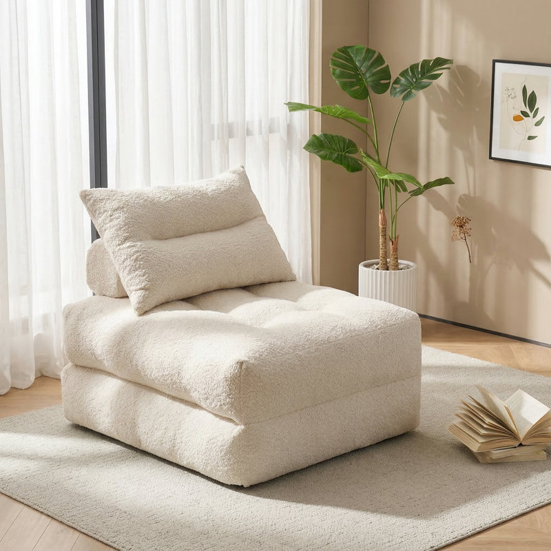 Folding Sofa Bed, Convertible Chair Bed For Adults Home Lounge And Gaming, Comfortable Stylish Design For Apartment Bedroom Living Room