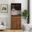 Kitchen wine cabinet, multi-functional storage cabinet