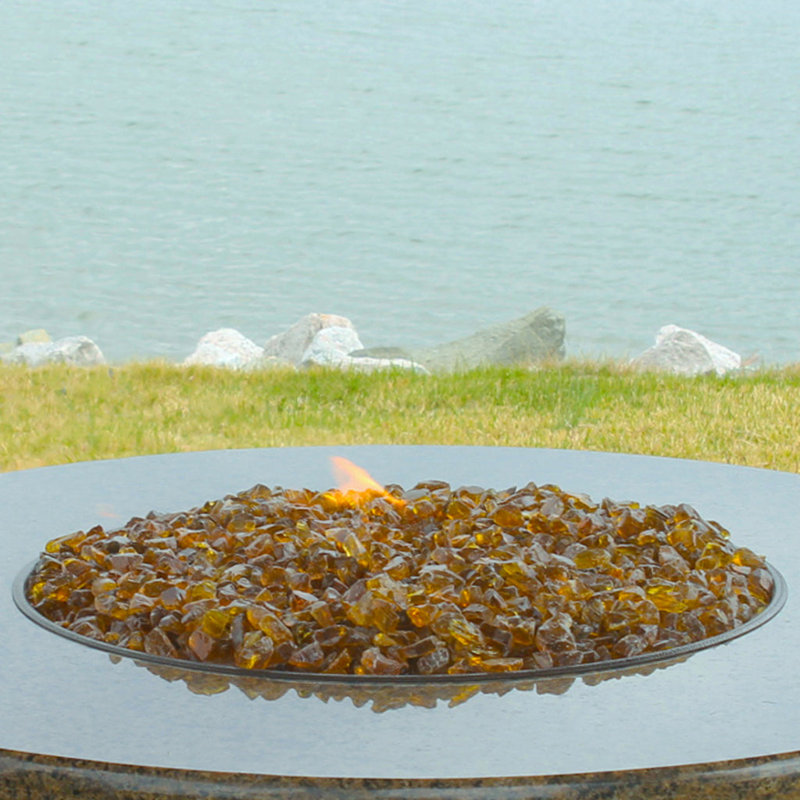 Verre de foyer d'extérieur, 10 lb, Cuivre