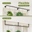 Cintre pour plantes d'intérieur 70 po, support de fenêtre en métal pour pots à fleurs suspendus (pots non inclus)