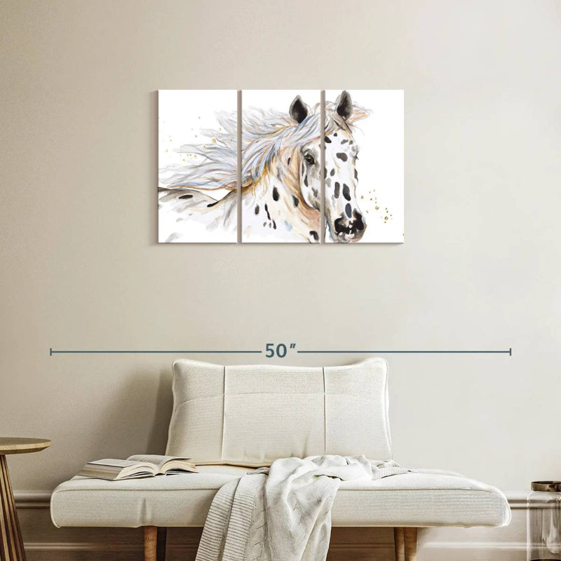 Appaloosa Beauty, 20" H x 33" W