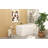 43" Acrylic Freestanding Bathtub With Seat: Spacious Rectangle Shape