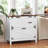 4 Drawer File Cabinet, Farmhouse Lateral Filing Cabinet with Adjustable Hanging Rails for Letter/A4/Legal Size Files, Printer Stand for Home Office, White,wood-640510585
