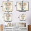 Ensemble de 2 décorations murales traditionnelles beige Torei-114716141-114716170-114716180