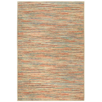 Clay Multi Machine Washable Rug