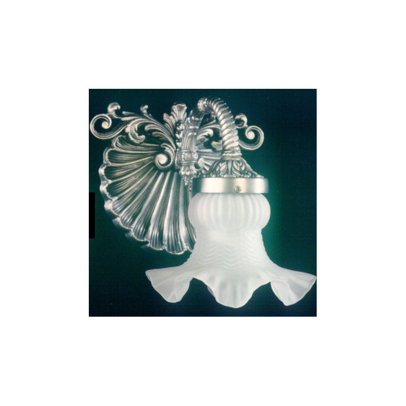 Cowie Armed Sconce, Antique Silver