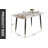 Metal Base Dining Table