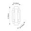 Melora Steel LED Flush Mounted Sconce-1052880726