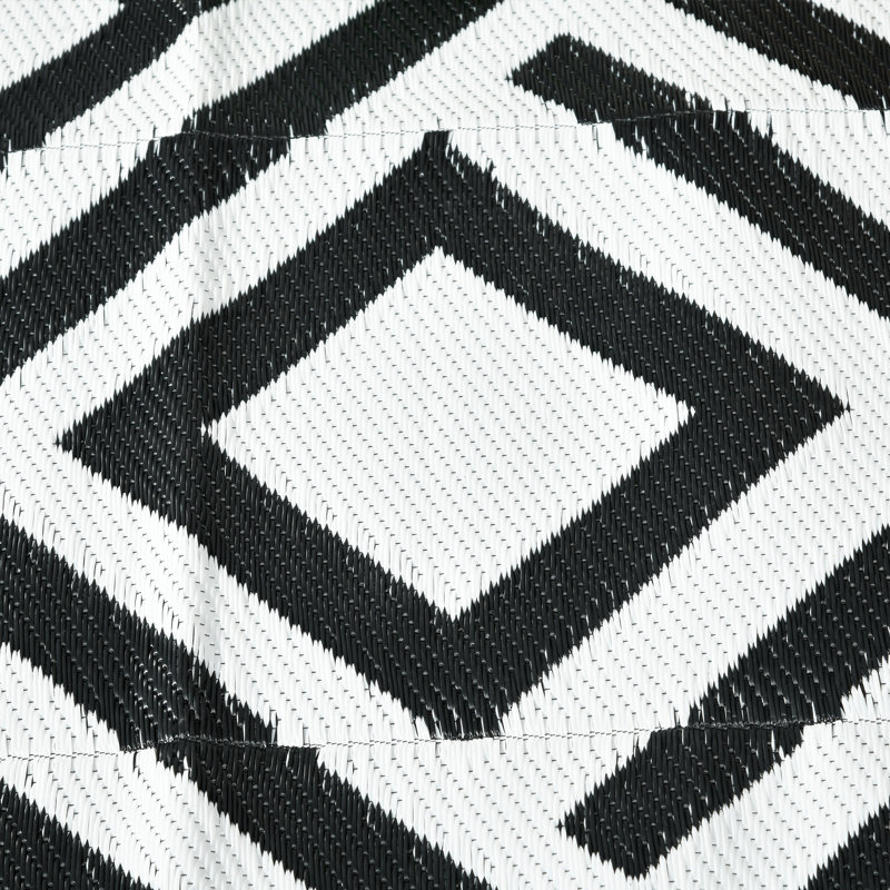 Geometric Machine Braided 182.00cm X 182.00cm Area Rug