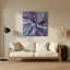 «Lyrical Abstraction 19», art mural en métal mauve-367444255