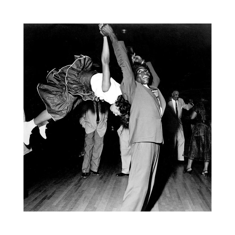 Couple Dancing At Savoy Ballroom, Harlem, 1947 by Rue Des Archives - Wrapped Canvas Print