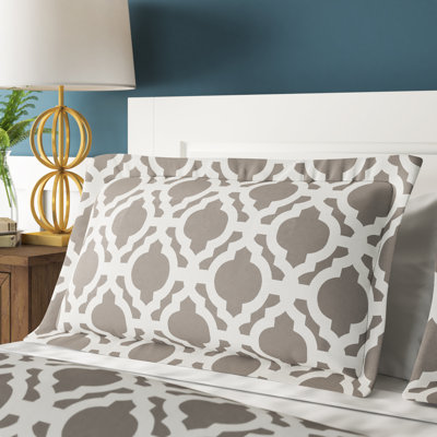 Berwaldt Cotton Blend Geometric Sham Set
