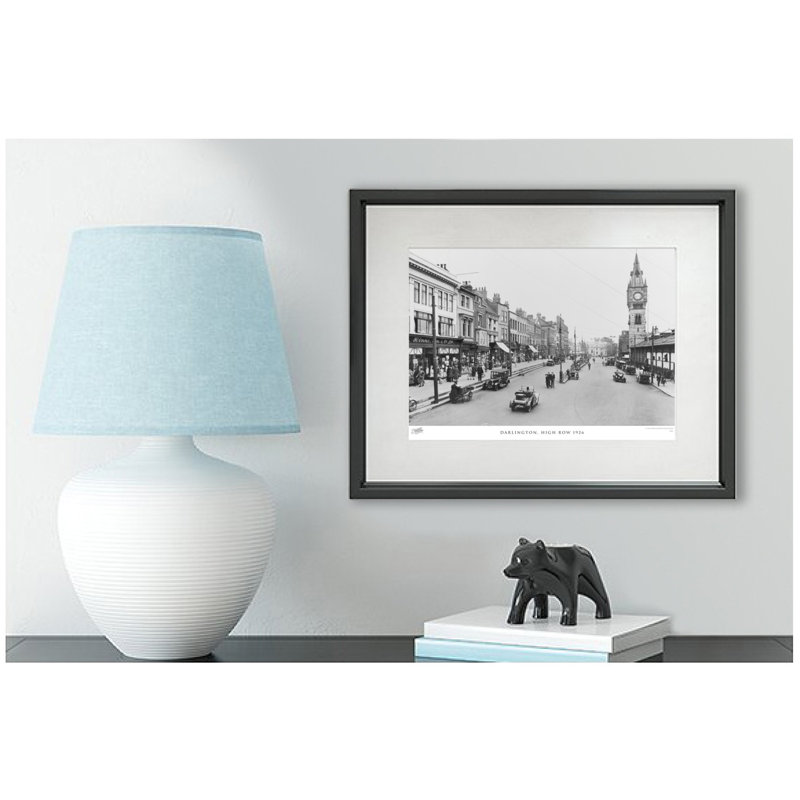 Darlington, High Row 1926 by Francis Frith - Single Picture Frame Print, 45cm H x 60cm W x 2.3cm D