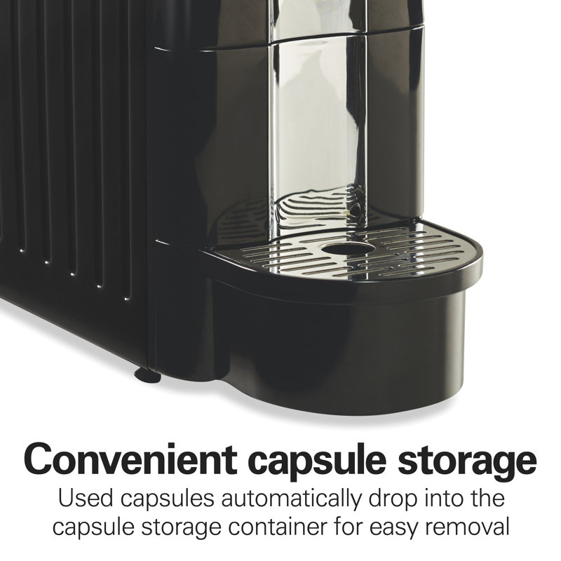 Black Automatic Nespresso Compatible Espresso Machine with Pump