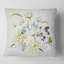 Carré, bouquet rétro avec chrysanthèmes II - coussin décoratif traditionnel-60158966